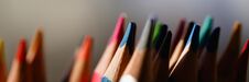 Colored Pencils Many Different Opinions Educational Concept Royalty Free Stock Photo