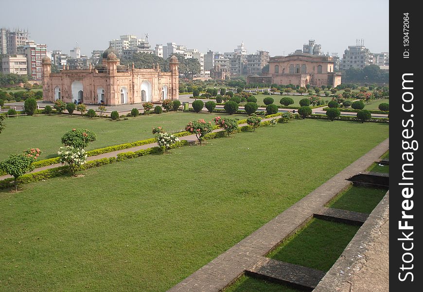 Grass, Lawn, Stately Home, Garden