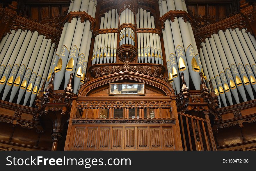 Organ Pipe, Organ, Pipe Organ, Building