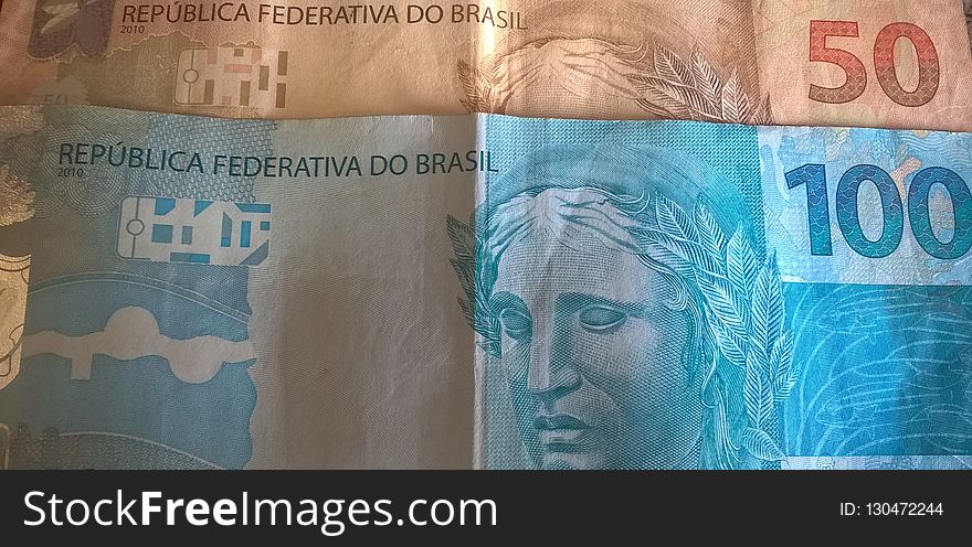Blue, Currency, Banknote, Cash