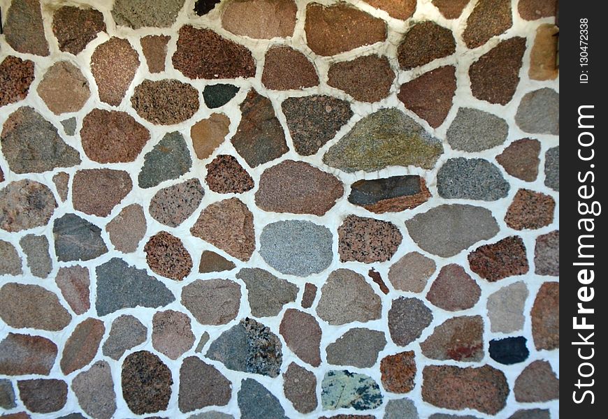 Cobblestone, Stone Wall, Pattern, Rock