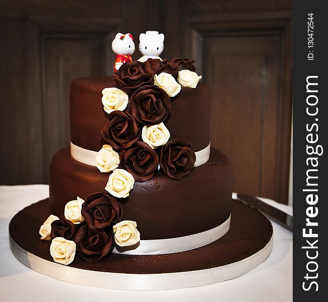 Wedding Cake, Cake, Chocolate Cake, Sugar Cake