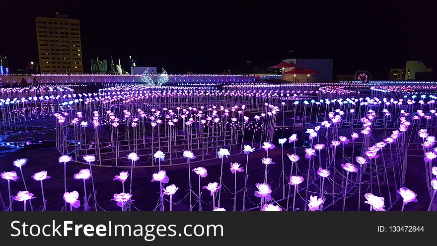 Purple, Structure, Sport Venue, Light