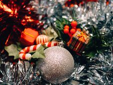 Accessories And Christmas Decoration Stock Image