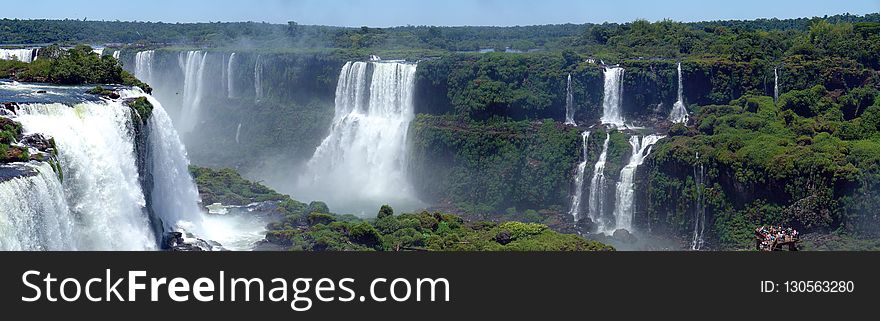 Waterfall, Nature, Water Resources, Body Of Water