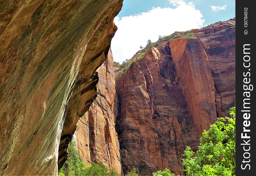 Rock, Canyon, Escarpment, Wilderness