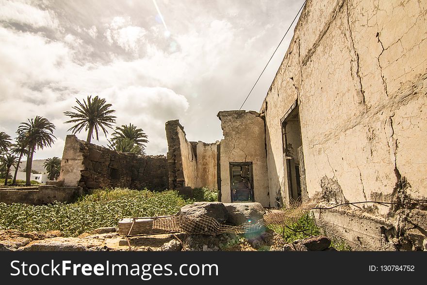 Sky, Ruins, Archaeological Site, Ancient History