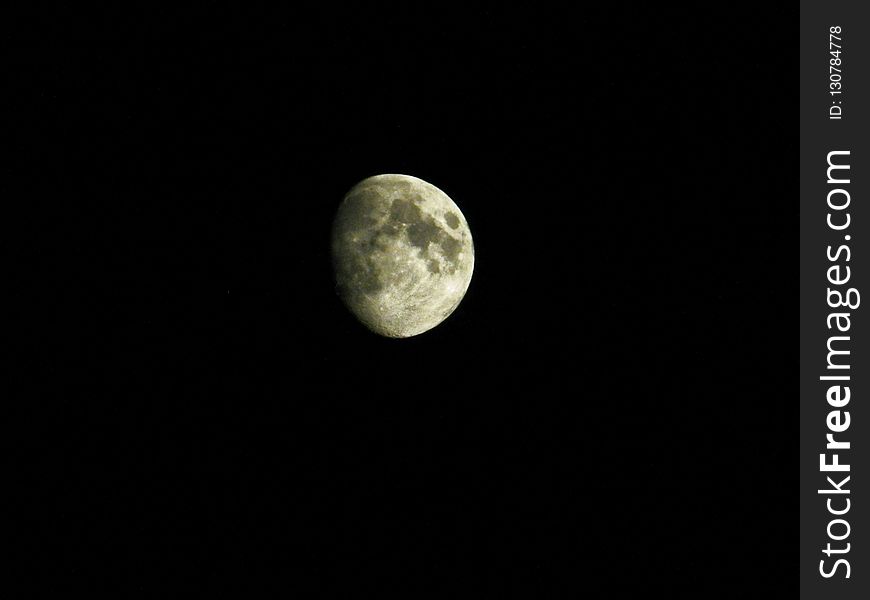 Moon, Night, Atmosphere, Sky