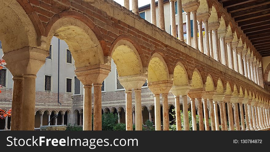 Arch, Column, Arcade, Structure