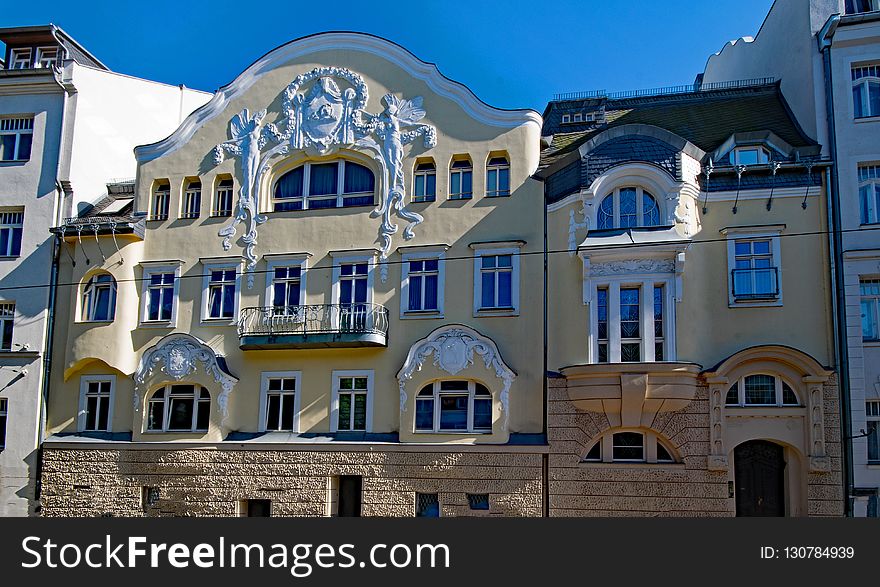 Building, Property, Town, Classical Architecture