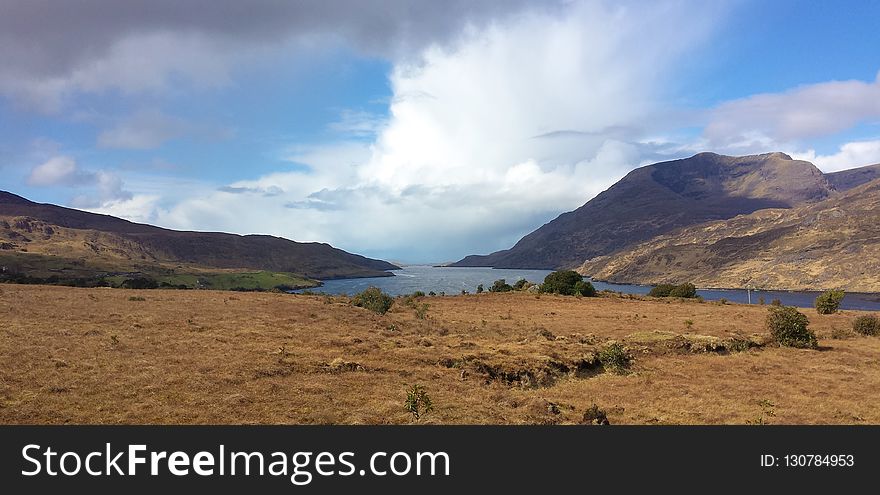 Highland, Sky, Wilderness, Cloud