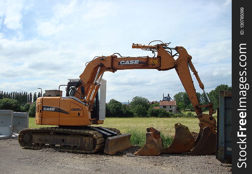 Construction Equipment, Vehicle, Bulldozer, Demolition