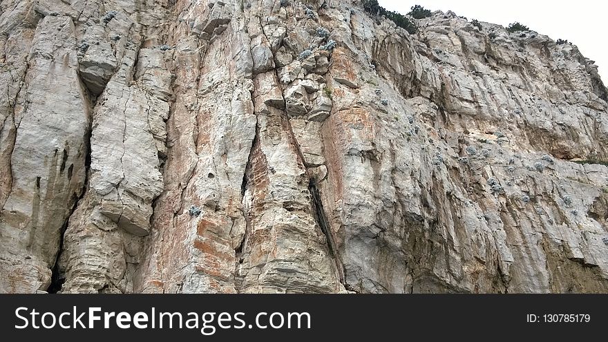 Rock, Bedrock, Outcrop, Cliff