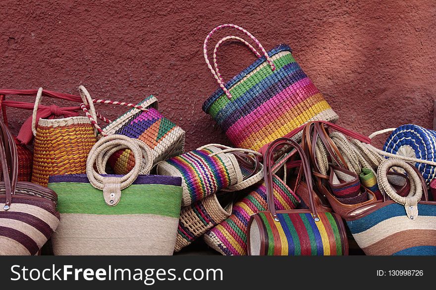 Basket, Thread, Shoe, Wool