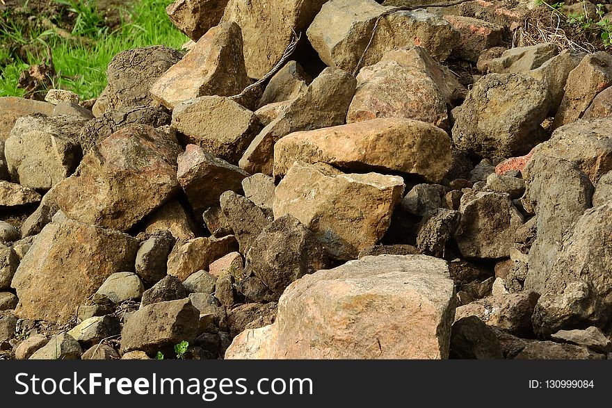 Rock, Bedrock, Boulder, Outcrop