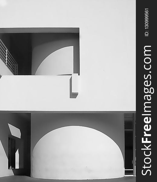 Black And White, Monochrome Photography, Architecture, Table