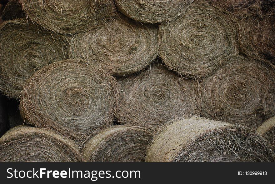 Thread, Straw, Wool, Material