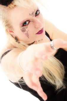 Free Beautiful Goth German Teen Girl Royalty Free Stock Photography - 1312857