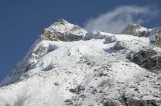 Cordillera Blanca Mountain Stock Image