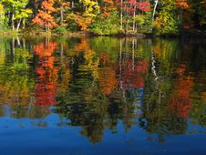 Autumn Lake Reflection Royalty Free Stock Image Autumn Lake Reflection Royalty Free Stock Image