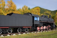 The Steam Locomotive Royalty Free Stock Photos
