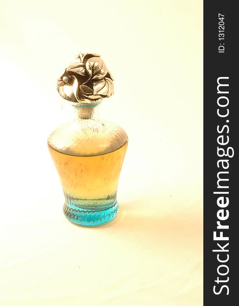 Bottle of perfume: scent of woman