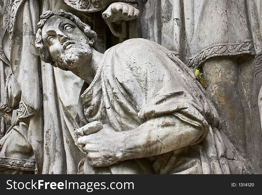 Sculpture in the Donscoy monastery, Moscow