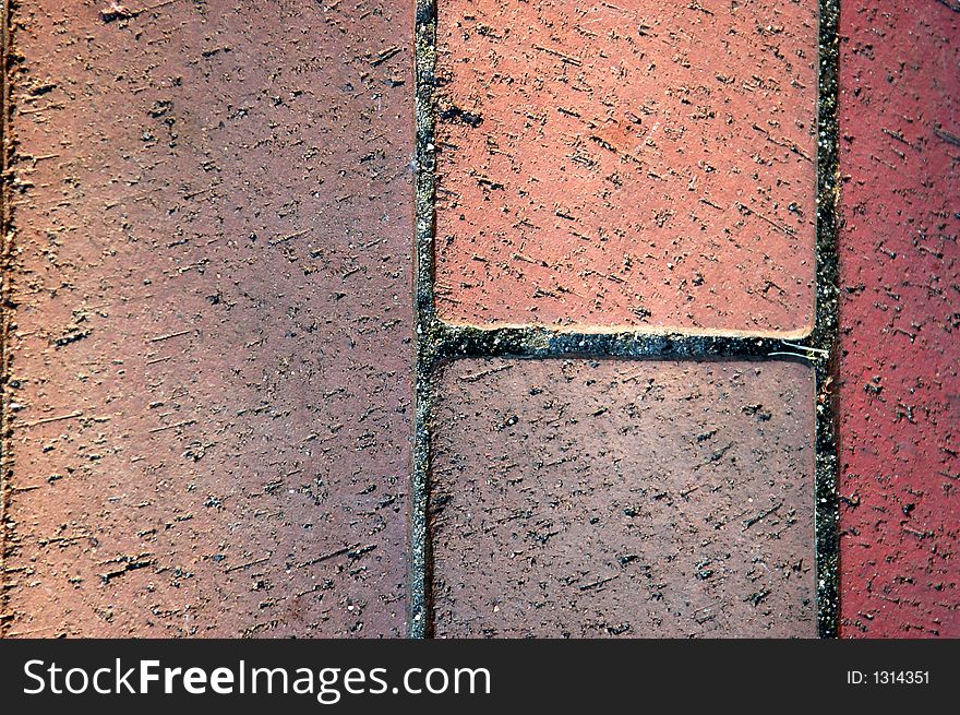 Close-up of aged brick background. Close-up of aged brick background