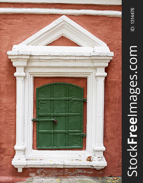 Window of church in the Donskoy monastery