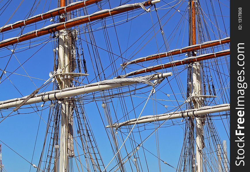 Restored ship in Galveston Texas. Restored ship in Galveston Texas