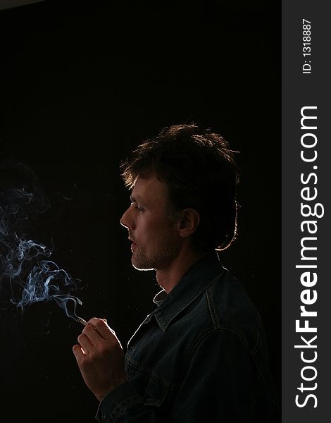 Man With Cigarette