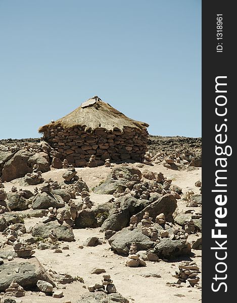 Stone Building In The South America