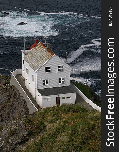Lighthouse of KrÃ¤kenes, Norway. Lighthouse of KrÃ¤kenes, Norway