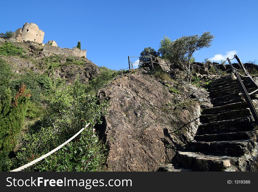 Steep Steps To Castle