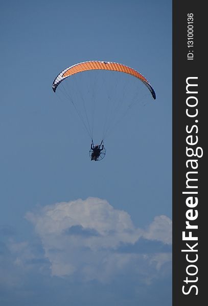 Air Sports, Paragliding, Sky, Parachute
