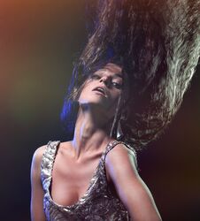 Free Beautiful Young Woman Dancing In The Nightclub Royalty Free Stock Image - 131025886