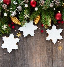 Christmas Decoration With Cookies Stock Image