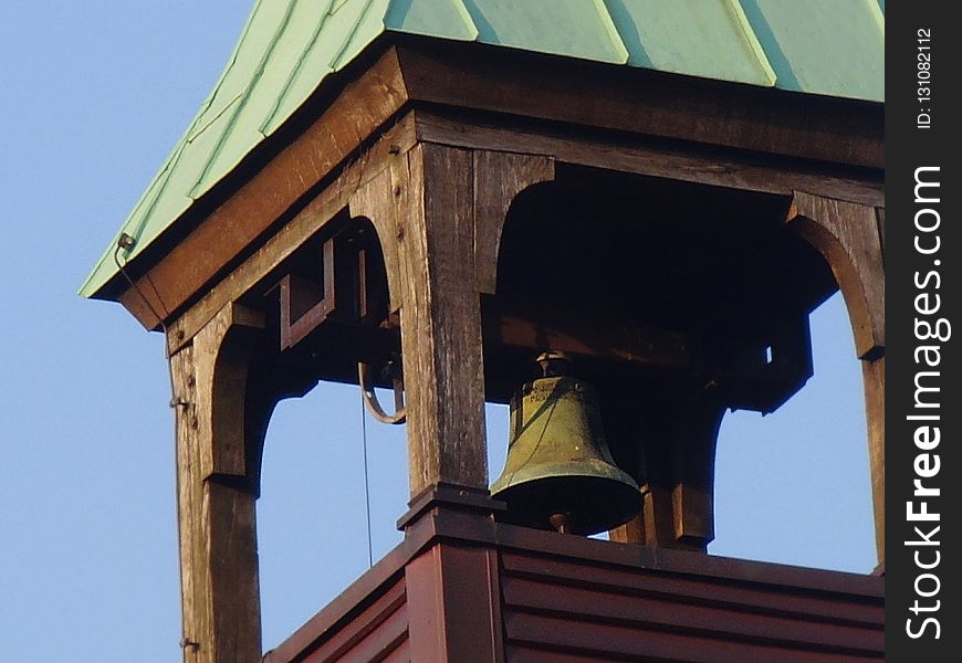 Church Bell, Bell, Roof, Facade