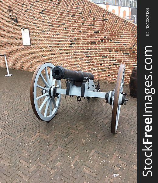 Cannon, Weapon, Motor Vehicle, Wheel