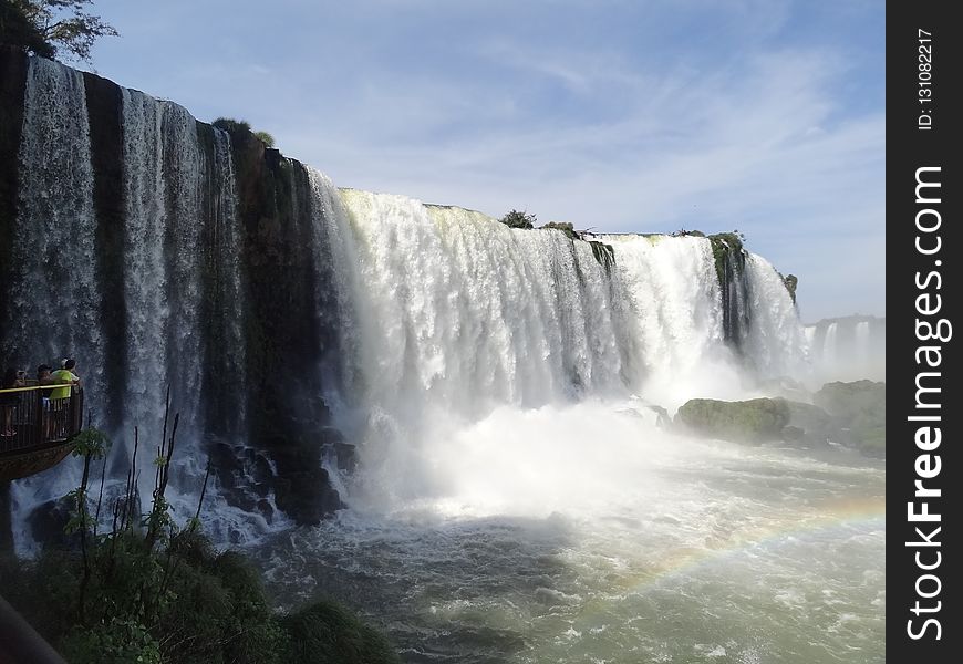 Waterfall, Nature, Water Resources, Body Of Water