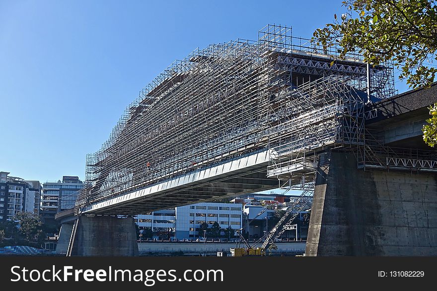 Bridge, Waterway, Metropolitan Area, Architecture