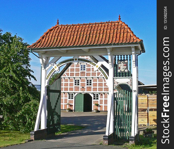 Estate, Arch, Shed, Medieval Architecture