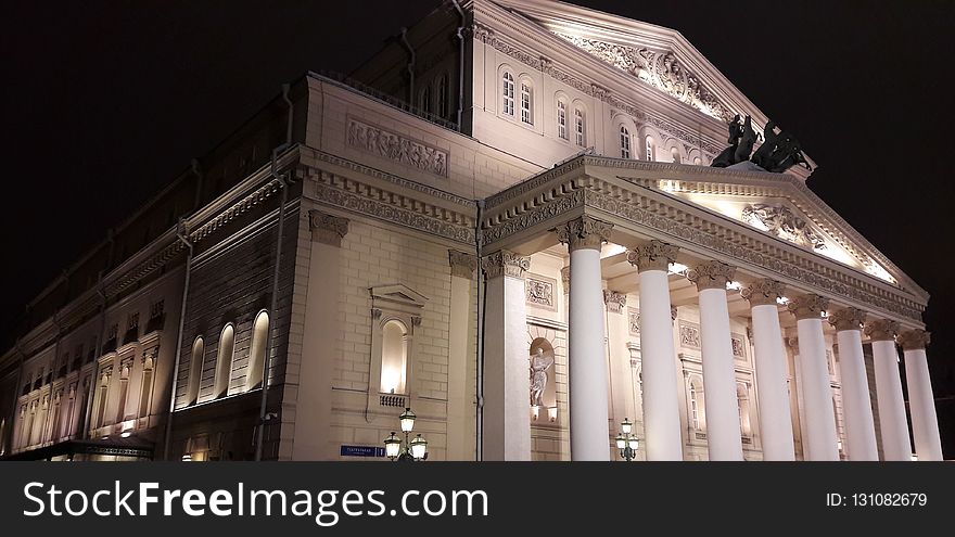 Landmark, Building, Classical Architecture, Night