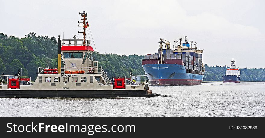 Water Transportation, Waterway, Ship, Tugboat