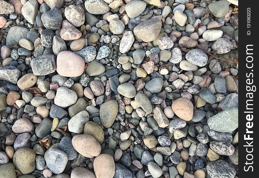 Pebble, Rock, Gravel, Material