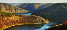 Picturesque Canyon Of The Dniester River Royalty Free Stock Photography