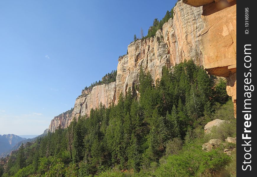 Nature Reserve, Escarpment, Cliff, Rock