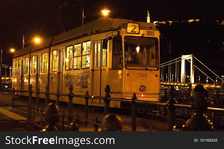 Transport, Night, Public Transport, Evening