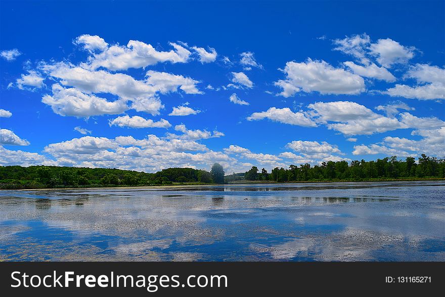 Sky, Reflection, Water, Nature