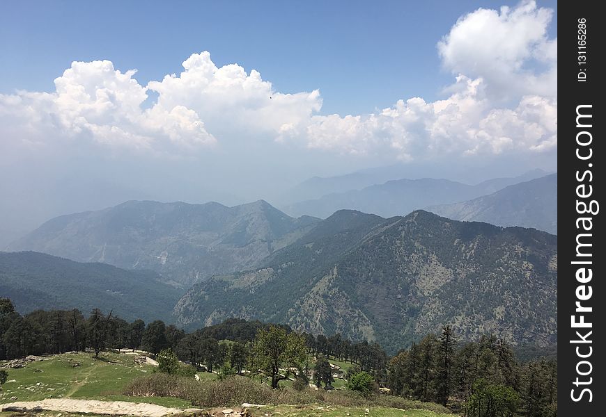 Mountainous Landforms, Sky, Highland, Mountain